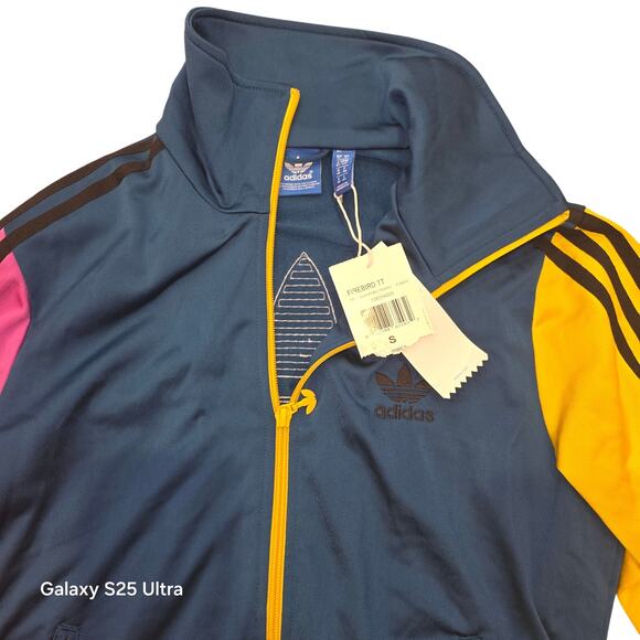 NWT Adidas official firebird dames, block color zip up jacket sz Sm - Picture 7 of 7